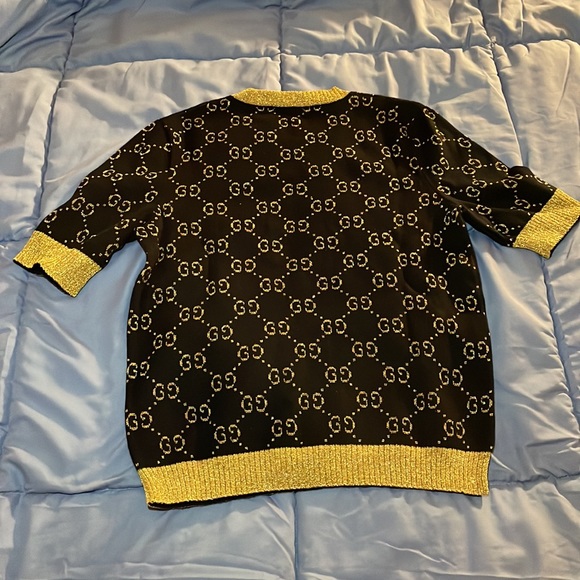 Gucci GG cotton lame top - Picture 3 of 5